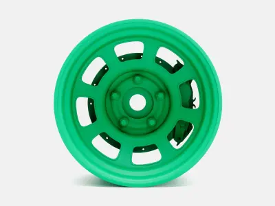 15x10 Bassett D-Hole Wheel and Brake 3D print model