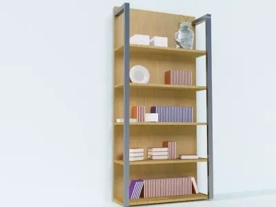 Book Shelf 3D model purchase