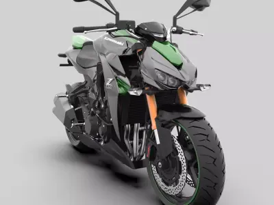 Kawasaki z1000 2015 3D model