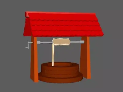 Ancient Well Free 3D model