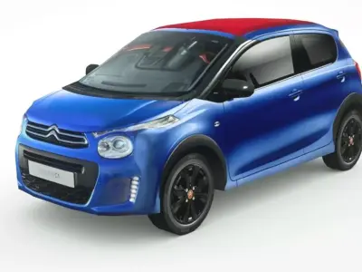 Citroen C1 urban 2020 Low-poly 3D model