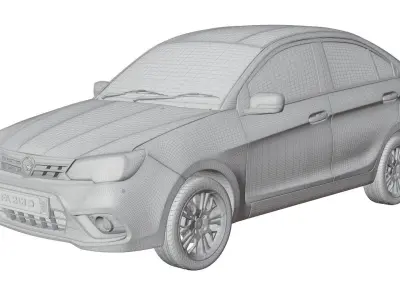 Proton Saga G3 2016 3D model