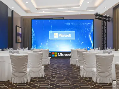 stage 6mx3m in Dammam Hall  3D model