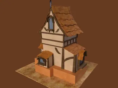 Stylized House  3D model