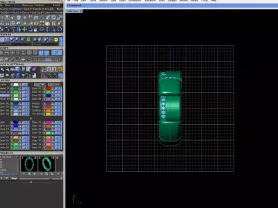 Luxury Segmented Gold Ring with Refined Accent Bands 3D print model