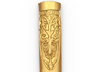 Classic decor ornament carved 02 3D model