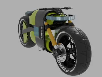 HYUNDAI   BIKE Low-poly 3D model