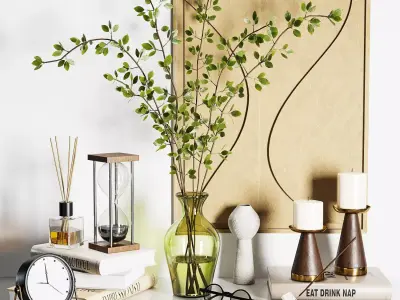 Decorative set 03 3D model