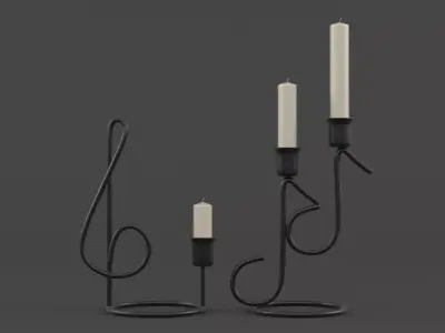 Candlestick Holder 3D model