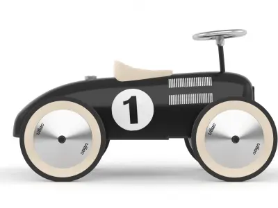 Retro Push Car 3D model
