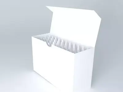 crayon box Free 3D model
