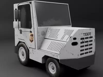 Tiger-TC-40-5 Low-poly 3D model