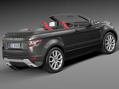 Range Rover Evoque Convertible 2014 3D model