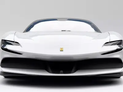 Ferrari SF90 Spider 2021 Low-poly 3D model