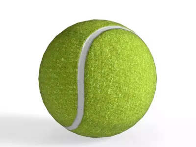 Tennis ball - PBR Low-poly 3D model