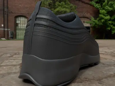 Shoes 3D model nike air max for gta 3D model