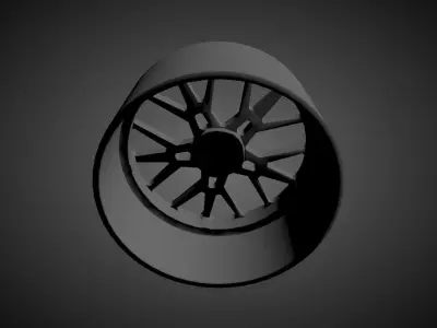 VOSSEN M-X3 scalable and printable rims 3D print model