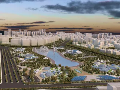 0056 - Futuristic City - 2020 - 01 3D model