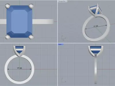 ring woman  3D print model purchase