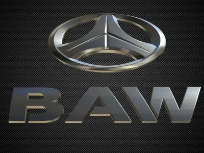 baw logo 3D model