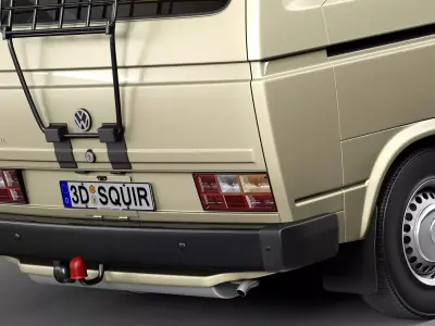 Volkswagen T3 Passenger 1979-1988 3D model