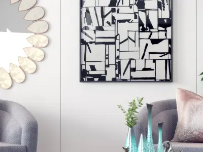 combination Postmodern classical single person 3D model