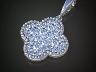 Pendant 3D model 0065 printable model 3D print model