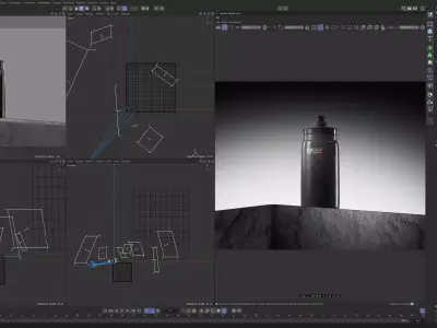 Fly Tex Elite 550ml Bottle  3D model