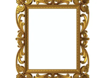 Carved Picture Frame 3D model 91