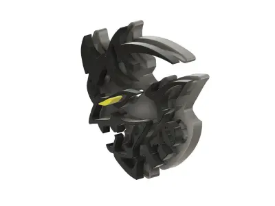 Dodge SRT Demon 170 Logo for LED 3D print model