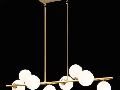 815083 Croco Lightstar Pendant chandelier 3D model