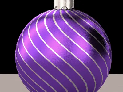 christmas ball 3D model 6