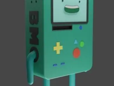 BMO Low Poly Free low-poly 3D model