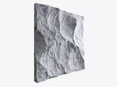 429-RockPanel piece of rock 3D model