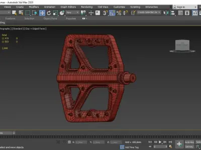 Crankbrother Stamp1 Pedals 3D model