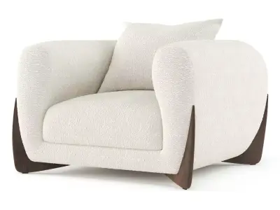 SOFTBAY lounge chair - person 3D model