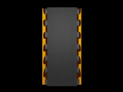 Assembly line Low Poly Free low-poly 3D model
