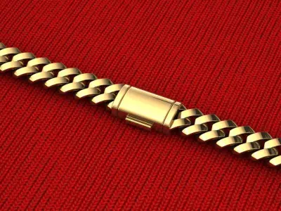 5 MM CUBAN SQUARE LINK CHAIN FOR BRACELET OR NECKLACE 3D print model