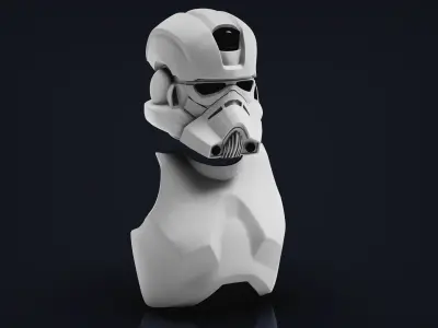 Clone Engineer Phase 2 helmet and body armor 3D print model
