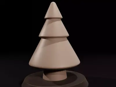 Christmast tree 3D Printable Model Free 3D print model