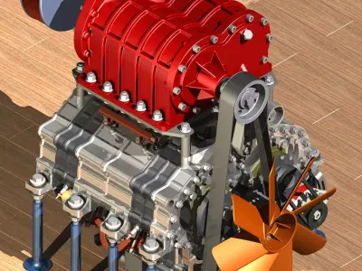 Rotary engine  3D print model