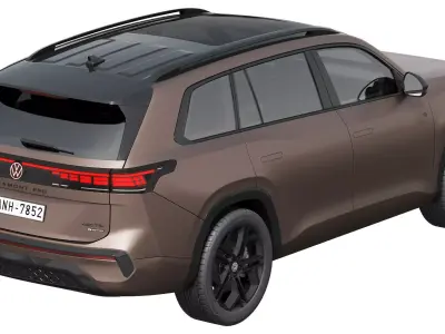 Volkswagen Teramont Pro R-Line 2025 3D model