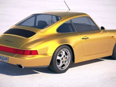  Porsche 911 964 Carrera 1990 3D model