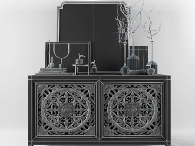 Lombok Buffet 3D model