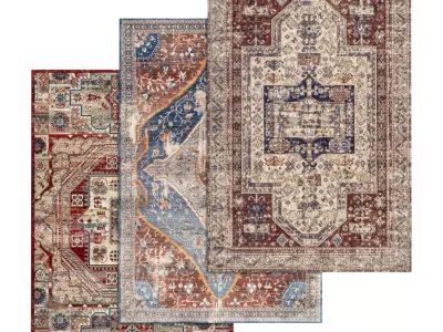 Rug Set 1557 3D model