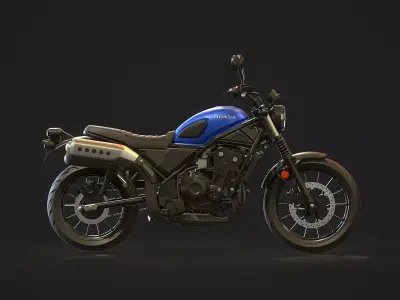 Base model Honda CL500 2023 3D model