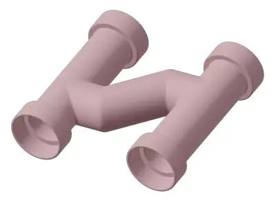 Plastic Exquisite Fitting Toy 3D model