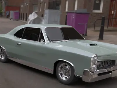Pontiac-GTO 1967 3D model