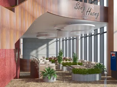 HUONG River Theater 3D model