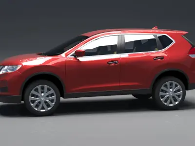 Nissan Rogue S AWD 2019 3D model